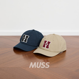 MADE PANEL TWILL 棒球帽 现货 CAP棉质斜纹植绒H贴布工装 HUMAN