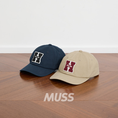 HUMANMAD棉质植绒H贴布棒球帽