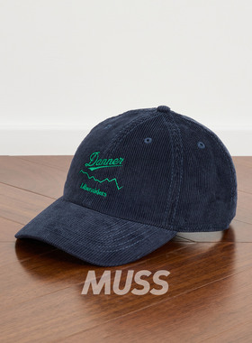 现货 DANNER X LIBERAIDERS LOGO 联名撞色刺绣复古灯芯绒鸭舌帽