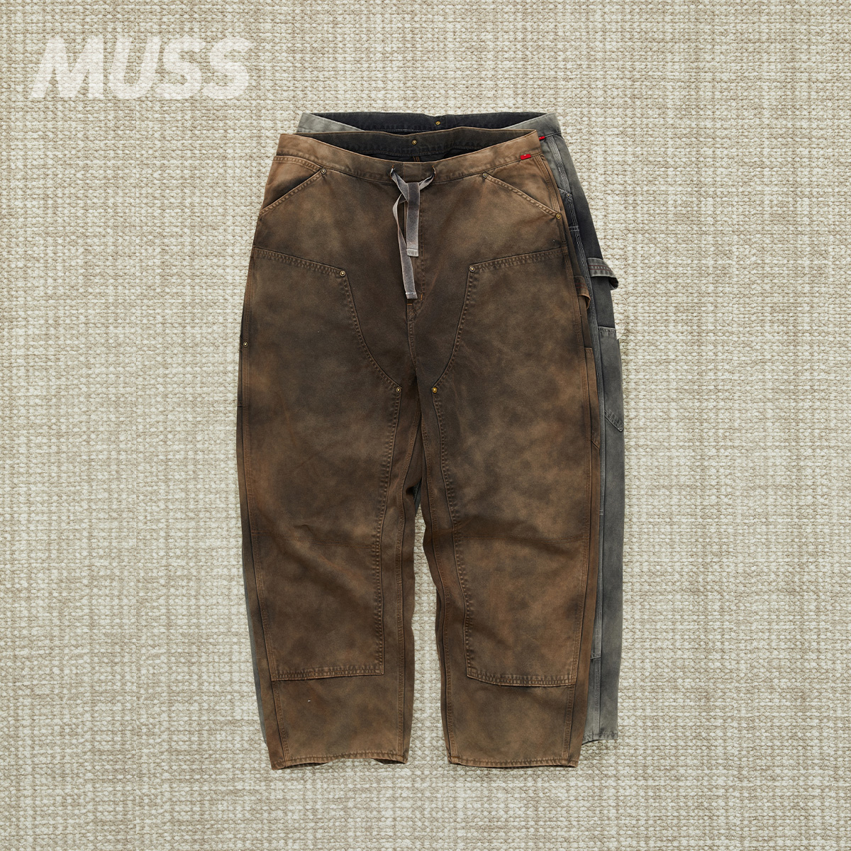 ANACHRONORM硫染伐木裤