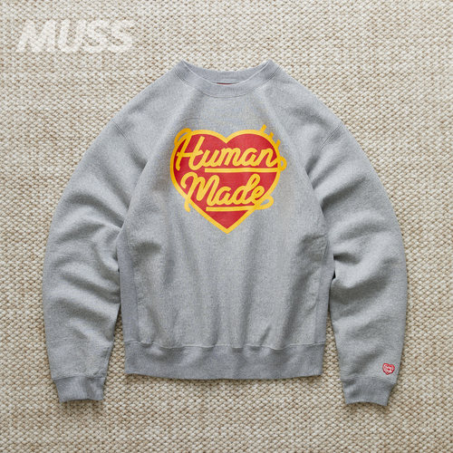 HUMANMADE日产爱心图案套头卫衣