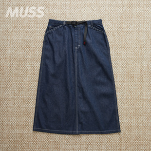 DENIM SUTTER SKIRT小野人复古休闲水洗牛仔半身裙 GRAMICCI 现货