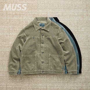 CORDUROY染色做旧灯芯绒工装 现货 DYED GARMENT 夹克 LIBERAIDERS