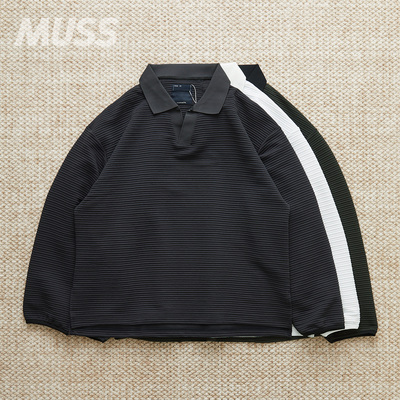 MEANSWHILE日产立体针织衬衫