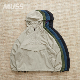 ANORAK 现货 FIELD NYLON 轻量防风尼龙山地套头外套 GRAMICCI