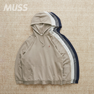 HOODED 现货 POINT ONE 小野人刺绣LOGO休闲连帽卫衣 GRAMICCI