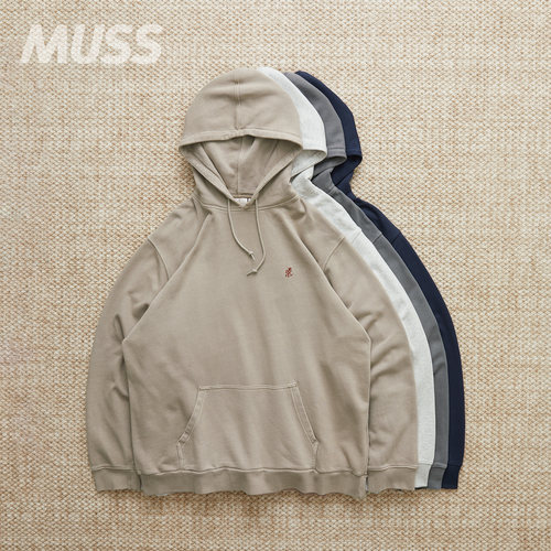 GRAMICCI小野人刺绣LOGO连帽卫衣