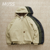 日产水洗斜纹做旧工装 现货 棉衣外套 DRILL PARKA JIEDA FADE