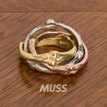 现货 THE SOLOIST. BONE SHAPED 日本制交叉骨头925银戒指 25AW