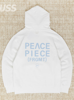 FRAGMENT刺绣连帽卫衣