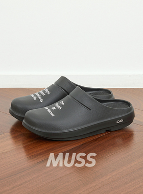 现货 THE SOLOIST. X OOFOS CLOG宫下贵裕联名标语包头一脚蹬拖鞋