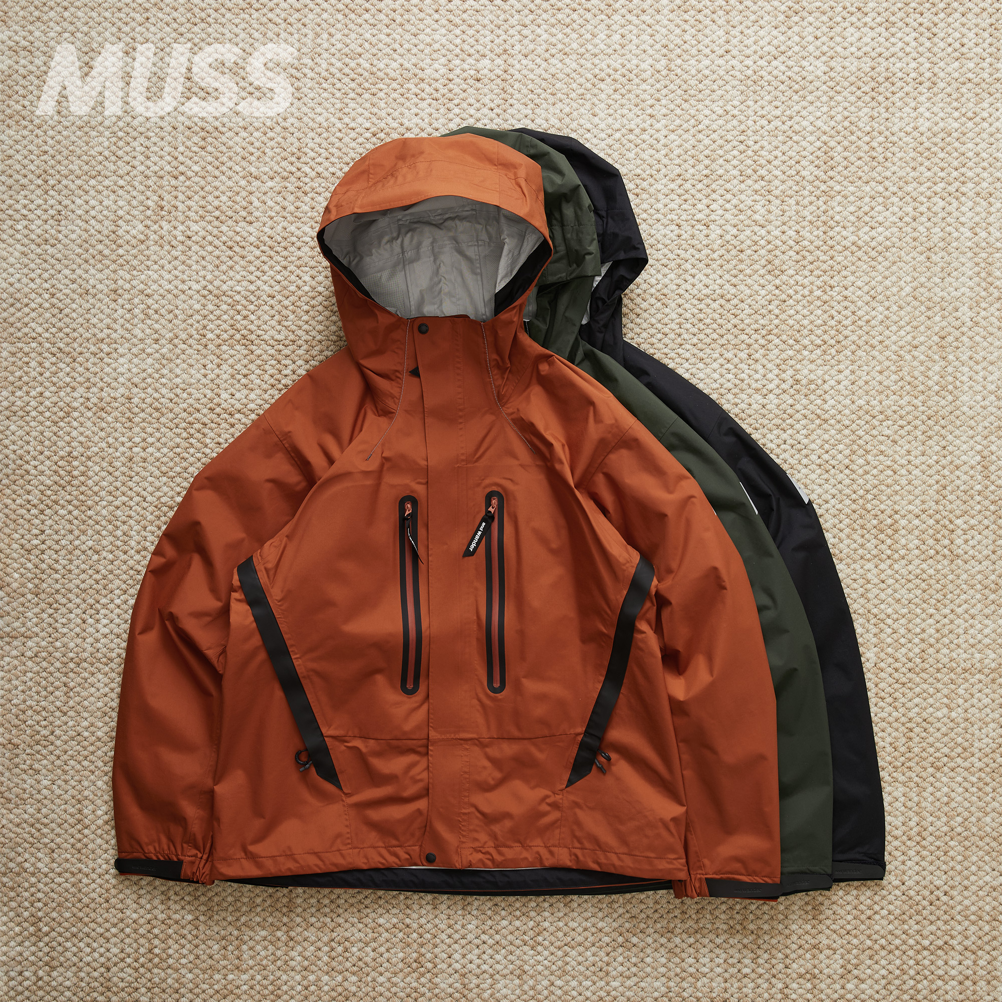 ANDWANDER防水压胶机能冲锋衣