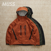 AND RAIN WANDER 现货 2.5L HIKER 防水压胶机能户外冲锋衣 25AW