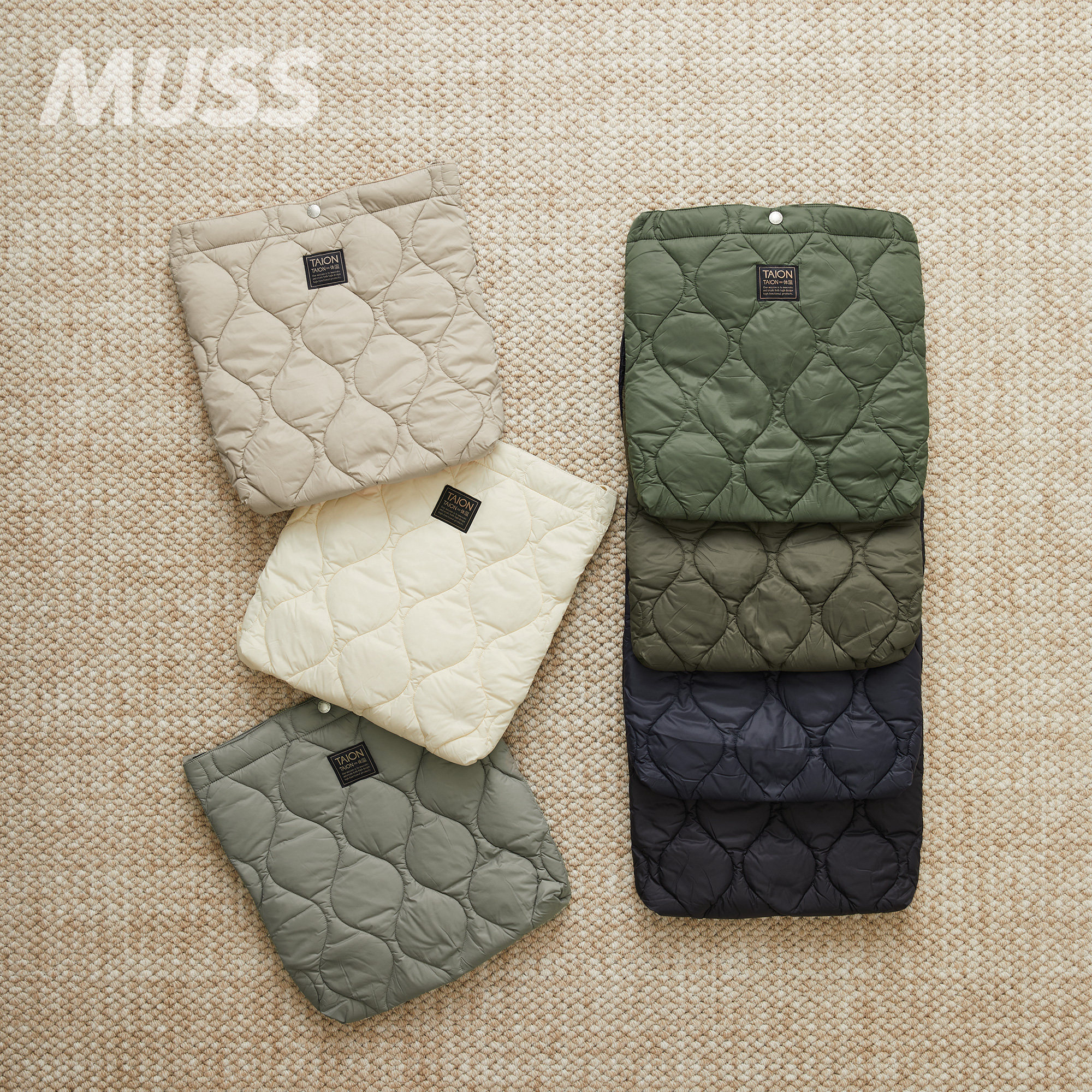 TAION军事轻薄羽绒单肩包