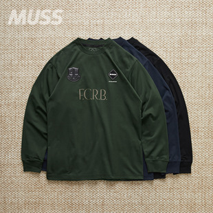 F.C.REAL 休闲字母拼接长袖 BRISTOL TEE T恤25AW LETTERED 现货