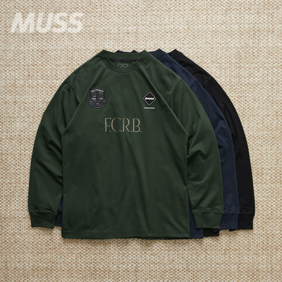 F.C.REALBRISTOL字母拼接长袖T