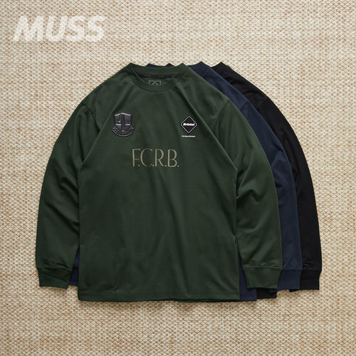 F.C.REALBRISTOL字母拼接长袖T