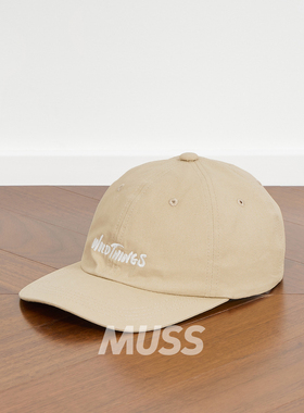 现货 WILDTHINGS LOGO CAP 斜纹布染色做旧刺绣遮阳帽鸭舌帽 25SS