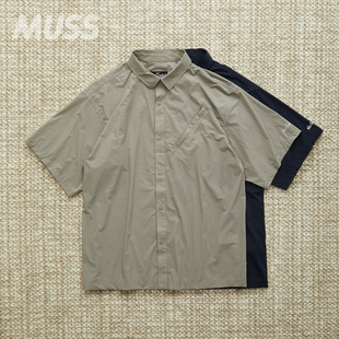 现货 WILDTHINGS BASE SHIRT 山系户外基础款休闲短袖衬衫 25SS