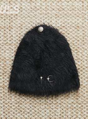 现货 THUG CLUB CHIMERA BEANIE 马海毛金属星月铆钉毛绒冷帽25AW
