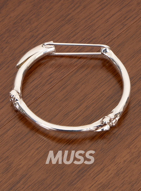 现货THE SOLOIST. BONE CLIP CAFF日产925银宫下贵裕骨环设计手镯