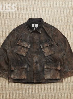 现货 ANACHRONORM SULFUR DYED RIPSTOP 迷彩硫磺染色防撕裂夹克