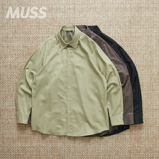 衬衫 现货 日产防缩羊毛休闲长袖 SUPER LIGHT WOOL 25AW AURALEE