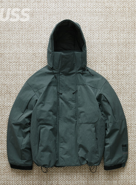 现货POLIQUANT X WILDTHINGS HOODED JKT机能户外P棉防风夹克24AW