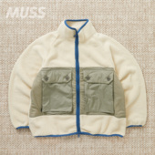 HUNTING CE. 现货 RECYCLE POLARTEC JK日产摇粒绒拼接猎装 夹克