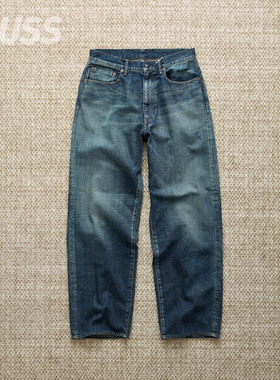 现货 NANAMICA SELVAGE DENIM PANTS 日产做旧水洗直筒牛仔裤25SS