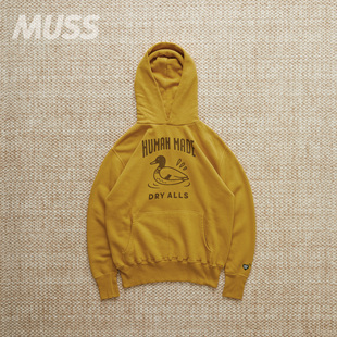 HOODIE 现货 TSURIAMI MADE 日产复古鸭子休闲连帽卫衣 HUMAN