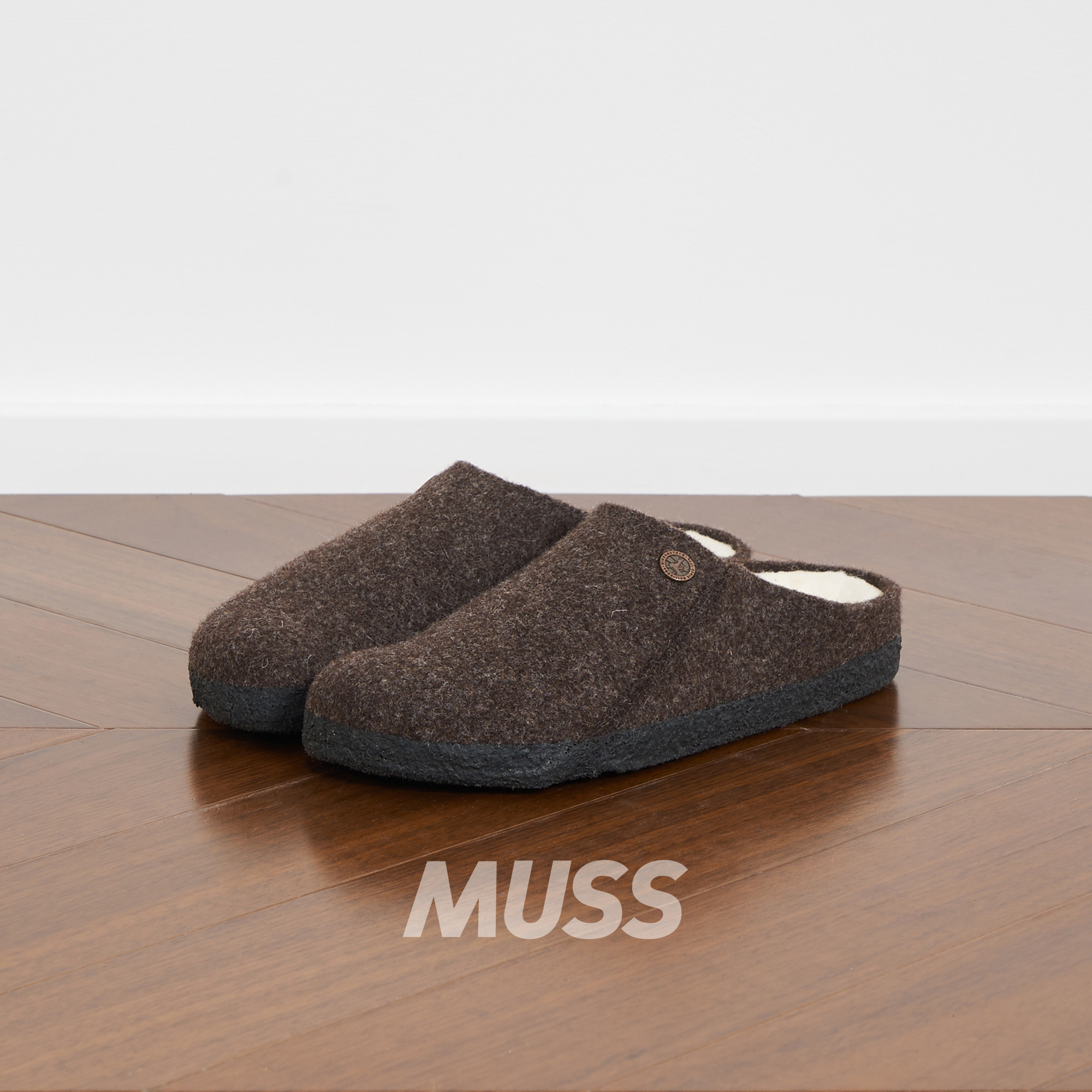 BIRKENSTOCK羊毛毡一脚蹬勃肯鞋