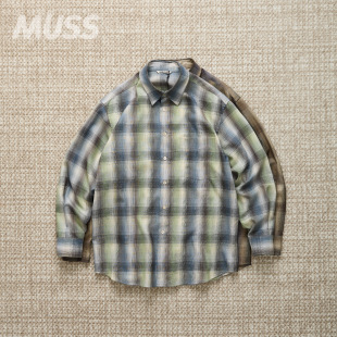 AURALEE 日产可水洗超细羊毛格纹衬衫 SUPER WOOL 25AW LIGHT 现货