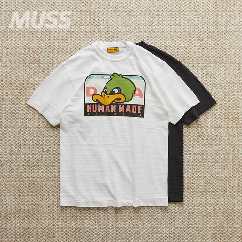 HUMANMADE日产水洗绿头鸭短袖T