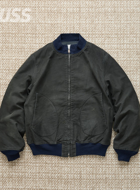 现货 BOWWOW USN DECK ZIP JACKET 日产复古军事做旧甲板夹克25AW