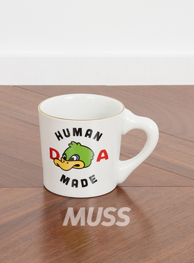 现货 HUMAN MADE COFFEE MUG 日产爱心鸭子印花咖啡杯马克杯24AW