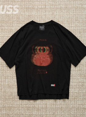 现货 LEH CONTEMPORARY BIG SIZE日产开司纱复古印花休闲短袖25AW