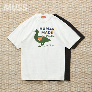 现货 HUMAN MADE GRAPHIC T-SHIRT 日产水洗鸭子印花短袖T恤 25SS