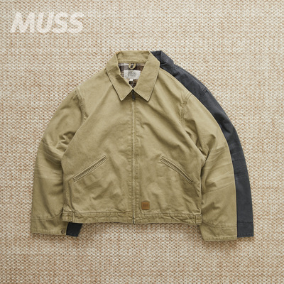 SEDAN棉帆布工装廓形夹克外套