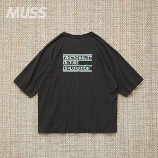 RECYCLE BACK T恤 25SS 再生棉标语印花短袖 CE. TEE 现货 PRINT