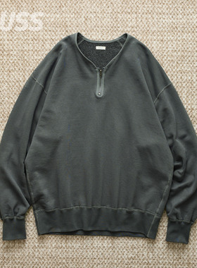 现货 NANAMICA REVERSIBLE HALF SWEAT 日产抓绒半拉链套头衫25SS