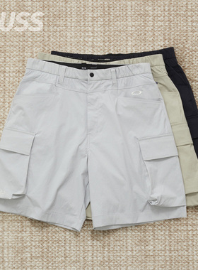 现货 OAKLEY WIDE CARGO SHORTS 机能户外防晒宽版工装短裤 25SS