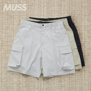 现货 OAKLEY WIDE CARGO SHORTS 机能户外防晒宽版工装短裤 25SS