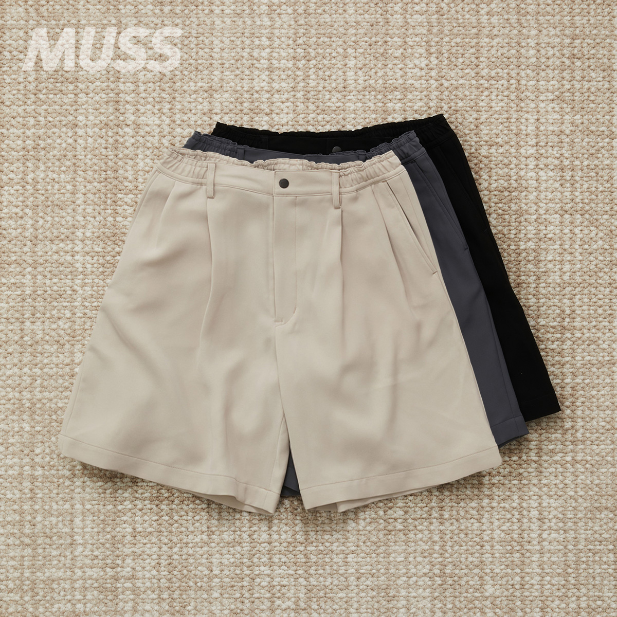 N.HOOLYWOOD日产军事线水洗短裤