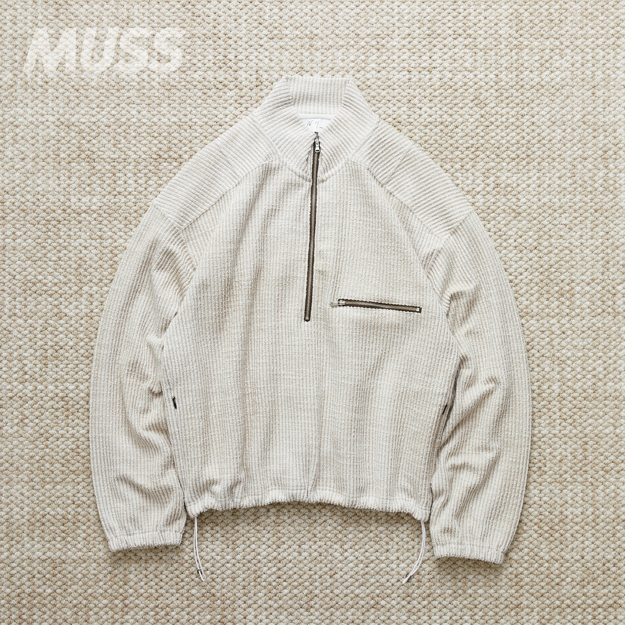 ANCELLM日产半拉链套头休闲衫