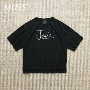 现货 SLIT T恤 25SS SIZE 日产手写字母印花短袖 BIG JAZZ LEH TEE