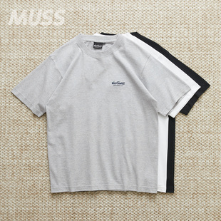 WILDTHINGS T恤 ICE 日线水洗抗起球标语印花短袖 25SS WALL 现货