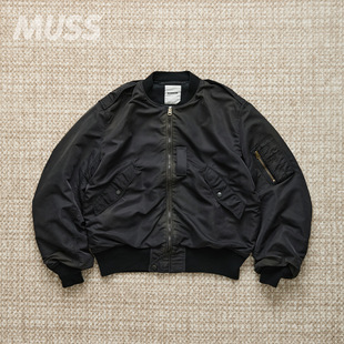 现货 BOWWOW L-2B FLIGHT JACKET 日产水洗做旧飞行员夹克外套