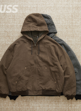 现货 KAPTAIN SUNSHINE COTTON HEMP 日产柿墨染棉麻纺夹克