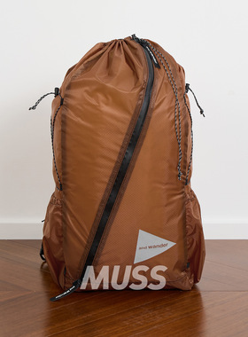 现货 AND WANDER SIL DAYPACK 轻量化可收纳防水防撕裂尼龙双肩包